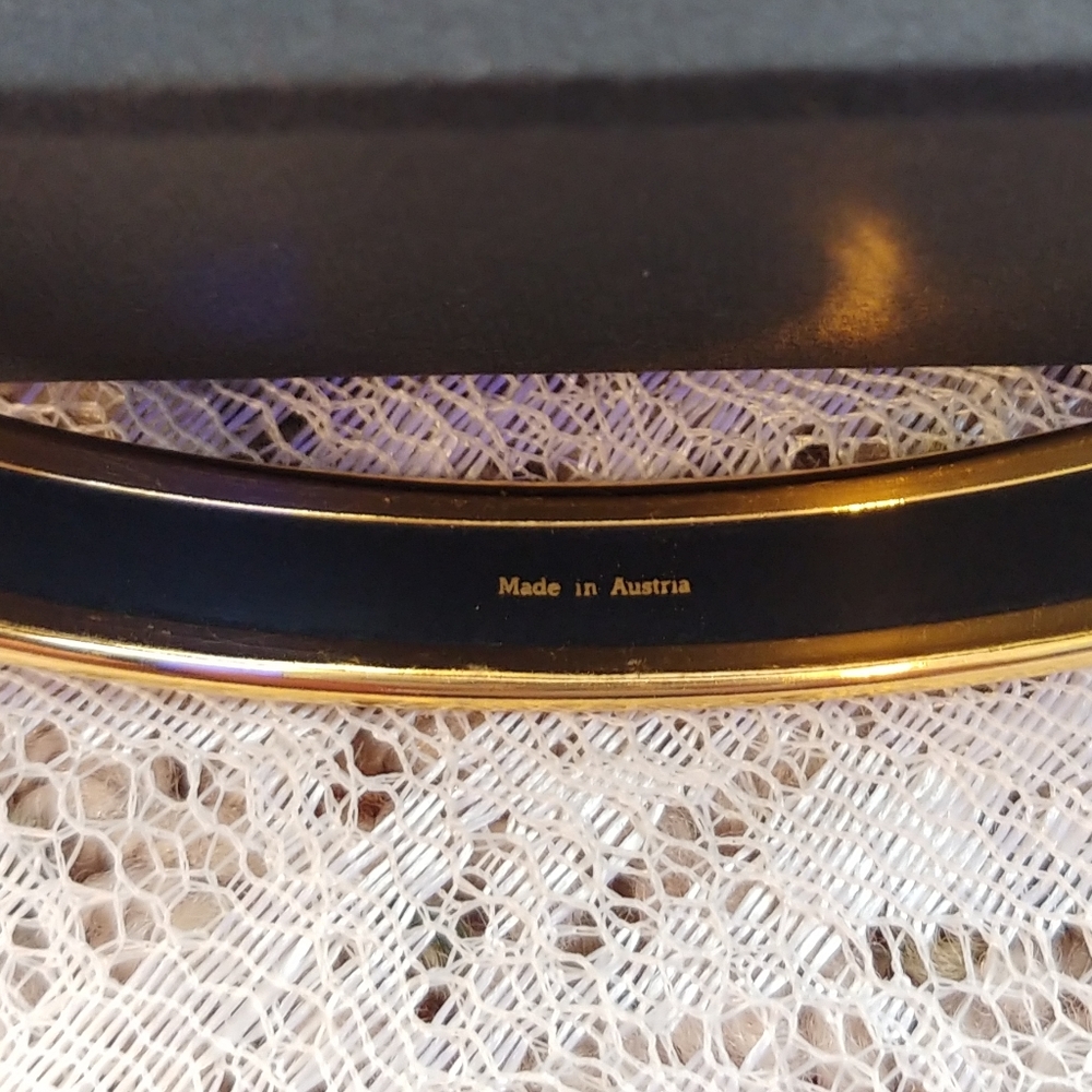 Hermes Gold Enamel Bracelet / NWOT - Picture 5 of 13